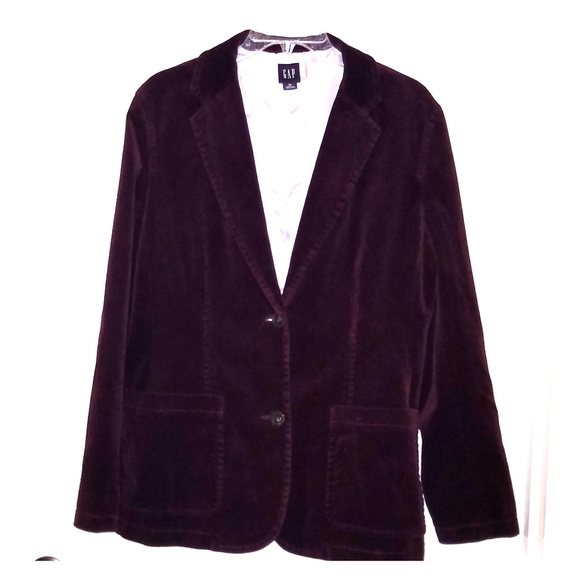GAP Jackets & Blazers - Gap Velvet Finish Blazer